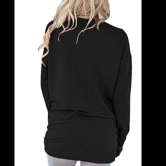 Black be kind long sleeve sweatshirt top - Picture 3 of 3